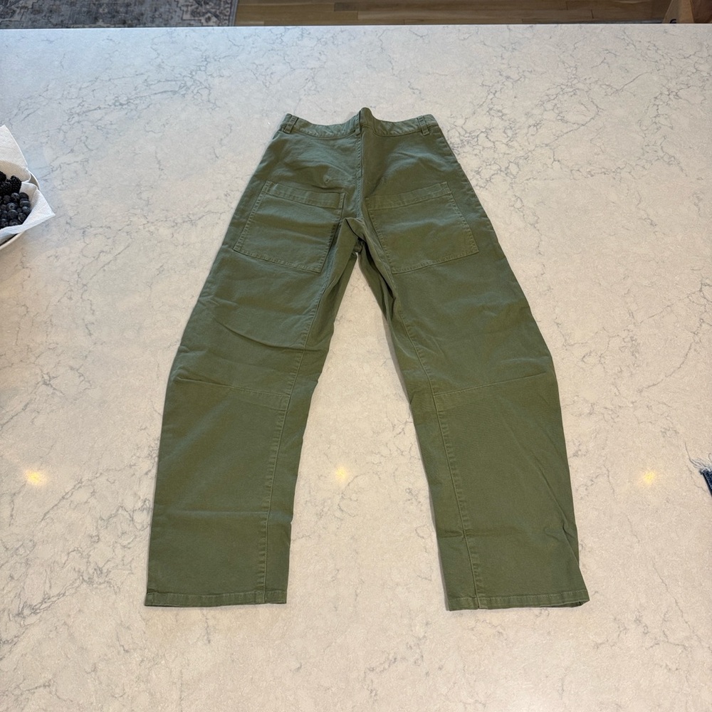 Nili Lotan Olive Cargo Pants - Picture 2 of 6